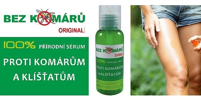 2x Repelentní sérum proti komárům a klíšťatům