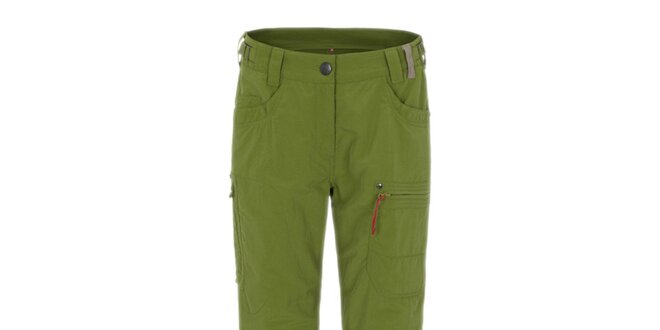 Dámské zelené outdoorové funkční kalhoty Maier