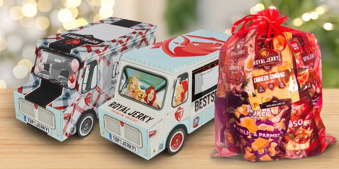 Vánoční food trucky plné jerky a popcornu
