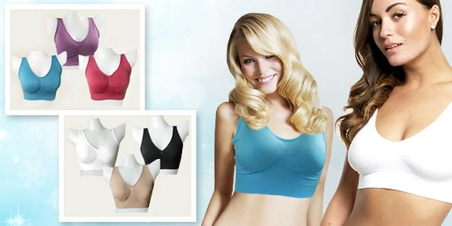 3 ks bezšvovej podprsenky Perfect Bra