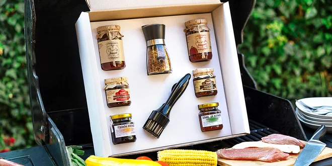 Velký box plný českých dobrot na BBQ i s tričkem