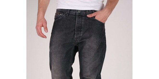 Pánské černé kalhoty Pepe Jeans