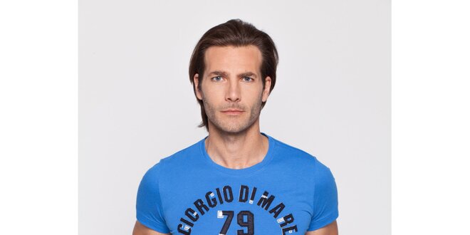 Pánské světle modré tričko Giorgio di Mare