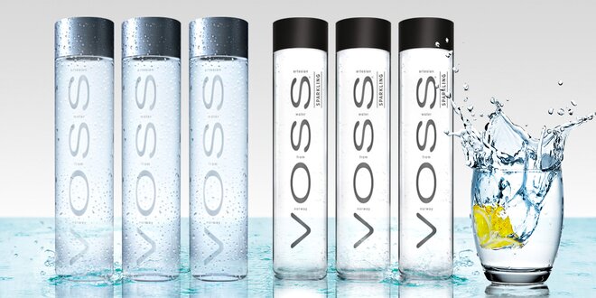 Artézská voda VOSS: poklad v designové lahvi