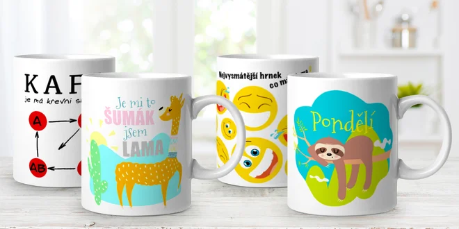 Vtipné hrnky pro milovníky kávy i čaje