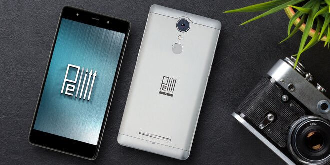 Kovový smartphone Pelitt T1 Plus s 5,5" HD displejem