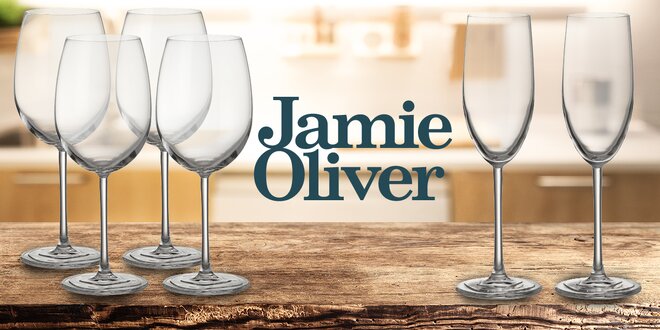 Sklenice na víno či šampaňské od Jamieho Olivera