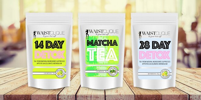 Očista s detoxikačními a hubnoucími čaji WaistTea™