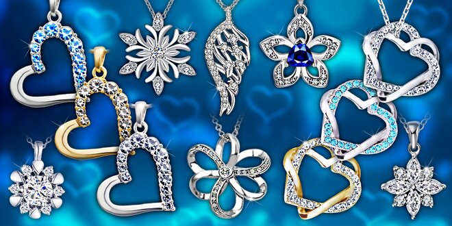 Zářivé šperky s krystaly Swarovski a zirkony