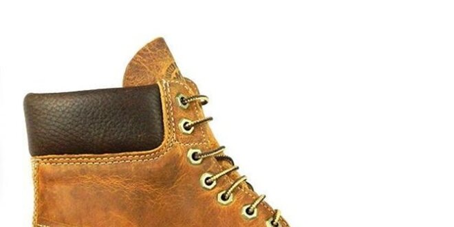 Pánské hnědé vysoké boty Timberland