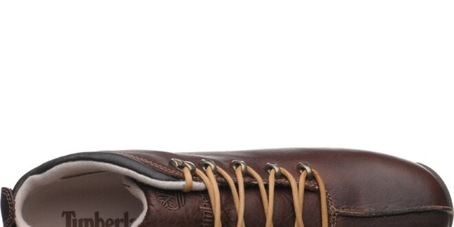 Pánské vysoké tmavě hnědé boty Timberland