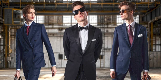Stylové pánské obleky Guns&Tuxedos