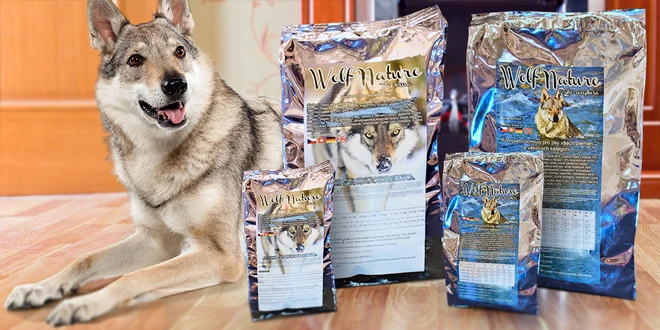 České holistické granule pro psy Wolf Nature