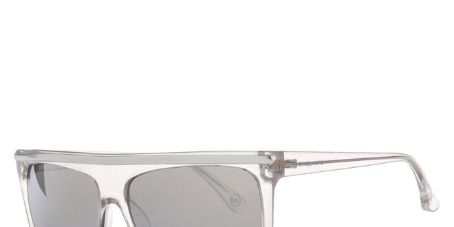 Pánské transparentní sluneční brýle s rovným horním rámečkem Michael Kors