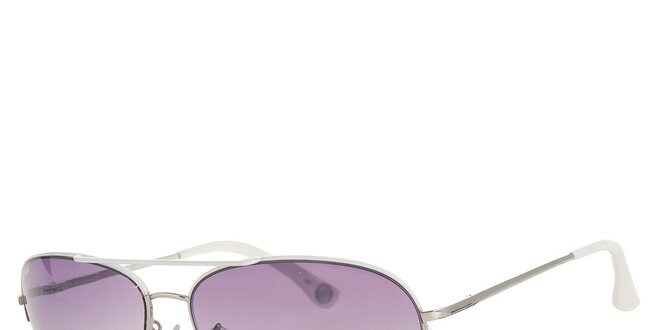 Pánské stříbrnobílé sluneční brýle Michael Kors