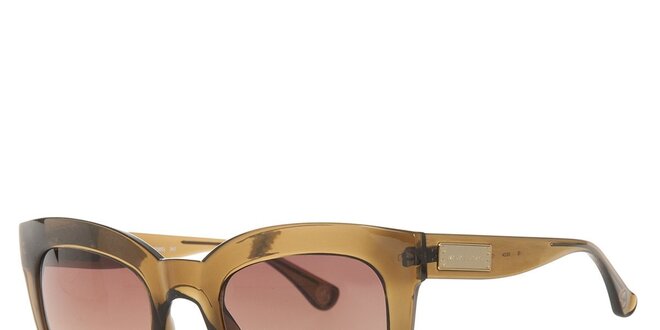 Dámské hnědé transparentní sluneční brýle Michael Kors