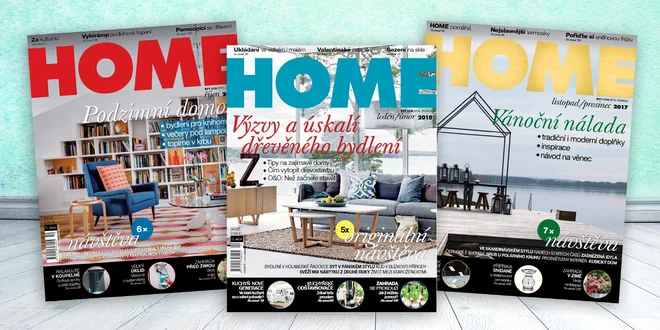 Předplatné časopisu Home byt/dům/styl/zahrada