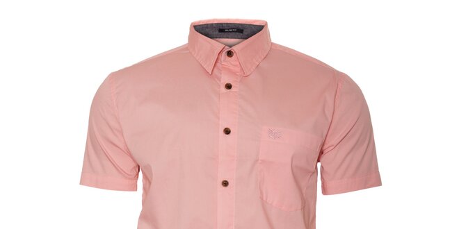 Pánská světle růžová košile Bendorff s krátkým rukávem