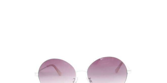 Dámské bílé lenonky Calvin Klein s fialovými skly