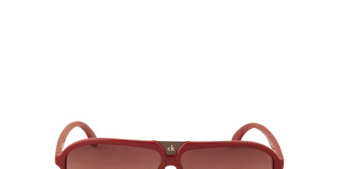 Dámské červené sluneční brýle Calvin Klein