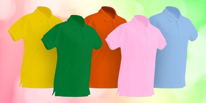 Dětské bavlněné polokošile značky JHK: 5 barev