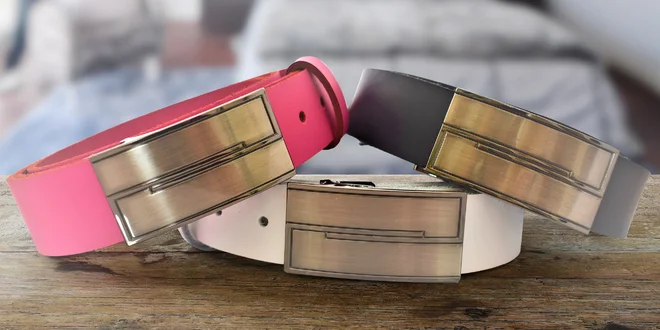 Elegantní kožené pásky pro muže i ženy