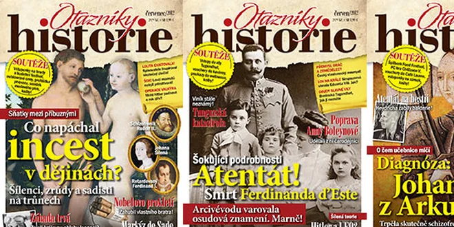 Roční předplatné časopisu Otazníky historie