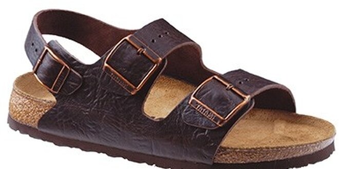 Světle hnědé kožené sandály Newalk