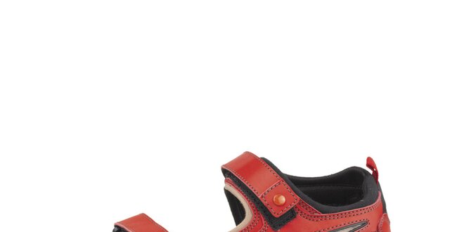 Červeno-šedé trekové sandále Head