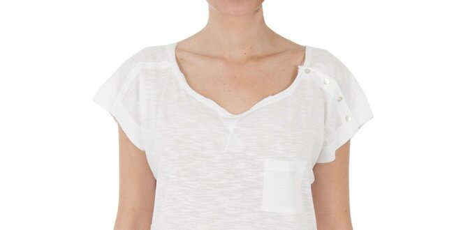 Dámské dlouhé bílé tričko s knoflíčky Women'Secret