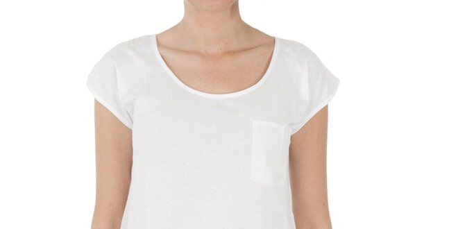 Dámské bílé tričko s kapsičkou Women'Secret
