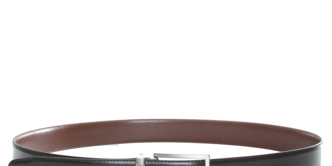 Pánský černo-hnědý oboustranný pásek Calvin Klein