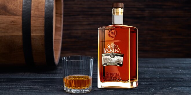 Špičkový karibský rum Sierra Morena Añejo 5 Años