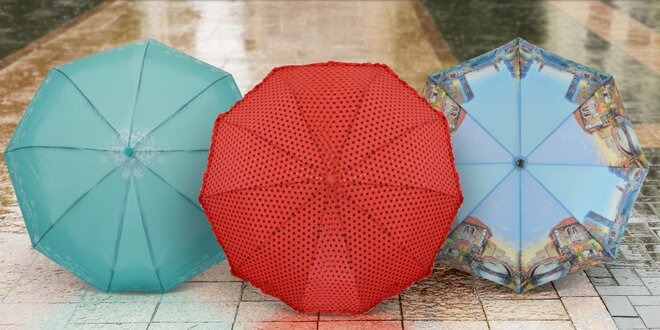 Velký výběr deštníků