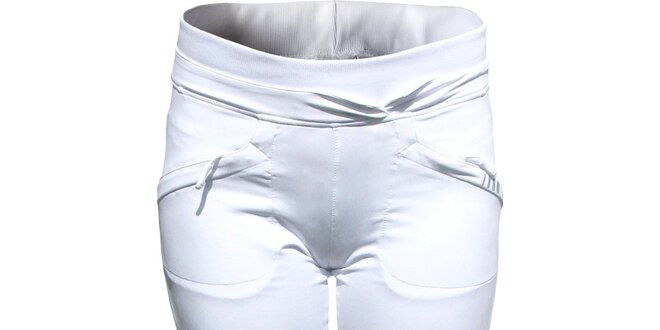 Dámské bílé sportovní kalhoty ALEA