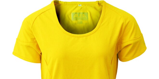 Dámské žluté tričko ALEA