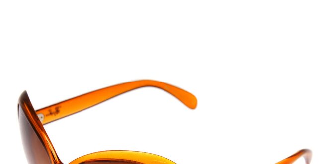 Dámské oranžové sluneční brýle Ray-Ban s kouřovými skly