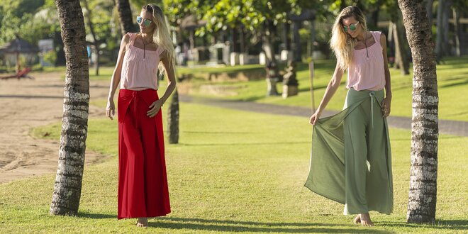 Elegantní kalhotová sukně z Bali