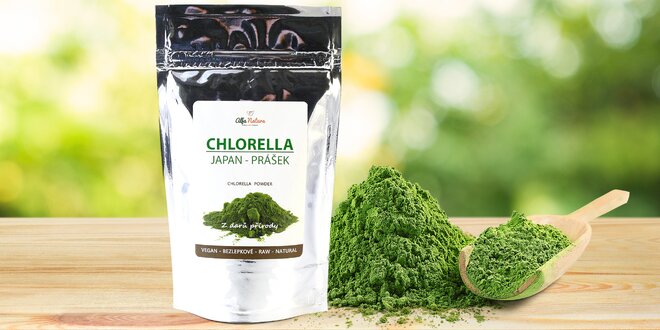 Chlorella Japan v prášku: zdroj vitamínů a živin