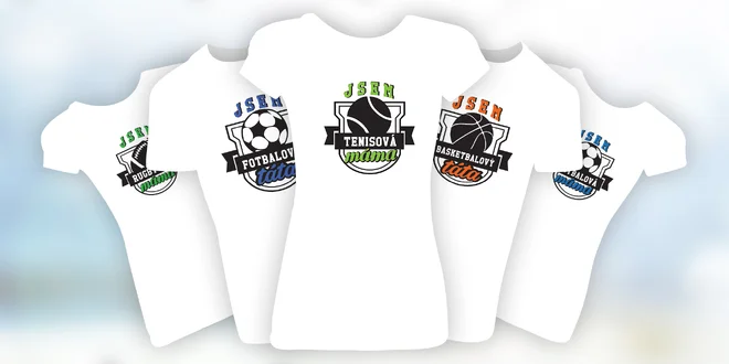 Trička pro hrdé mámy a táty malých sportovců