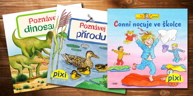 10 nebo 26 naučných Pixi knížek pro děti