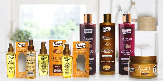 Dárkové balíčky kosmetiky s arganovým olejem
