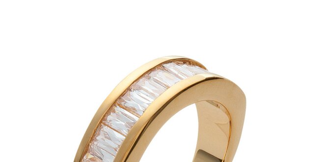 Dámský zlatý prsten s kamínky La Mimossa