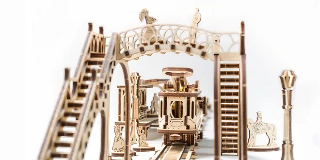 Mechanické modely 3D puzzle značky Ugears