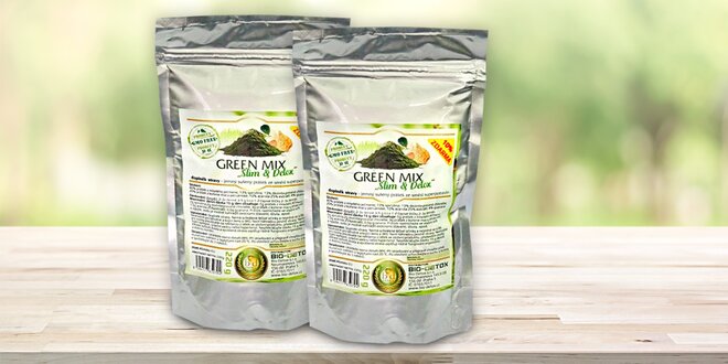 Směs superpotravin Green Mix pro zdraví a detox