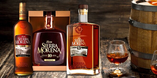 Špičkové karibské rumy Ron Sierra Morena