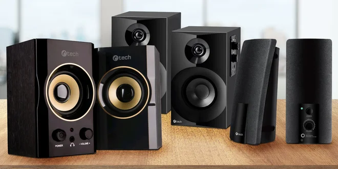 USB reproduktory C-TECH k PC o výkonu až 12 W