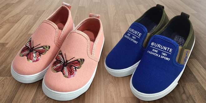 Dětské jarní slip-on tenisky pro holky i kluky