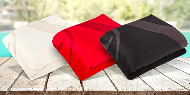 Velká fleecová deka na piknik nebo pláž 19V69