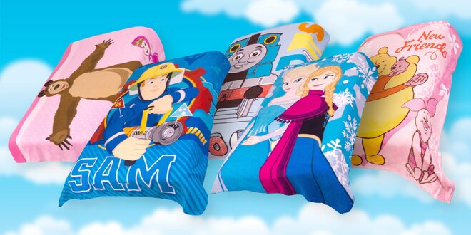 Dětské fleecové deky s oblíbenými hrdiny